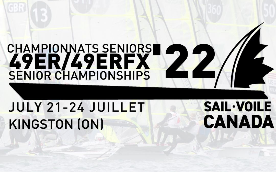 Kingston ready to welcome close to 60 athletes for Sail Canada 2022 49er and 49erFX Senior Championships