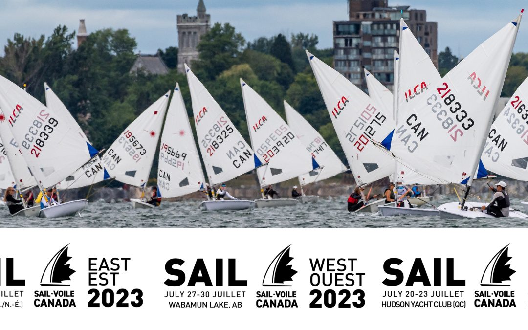 Sail Canada’s 2023 Sail East, Central and West to be held in Glen Haven, N.S., Hudson, QC and Wabamun Lake, AB