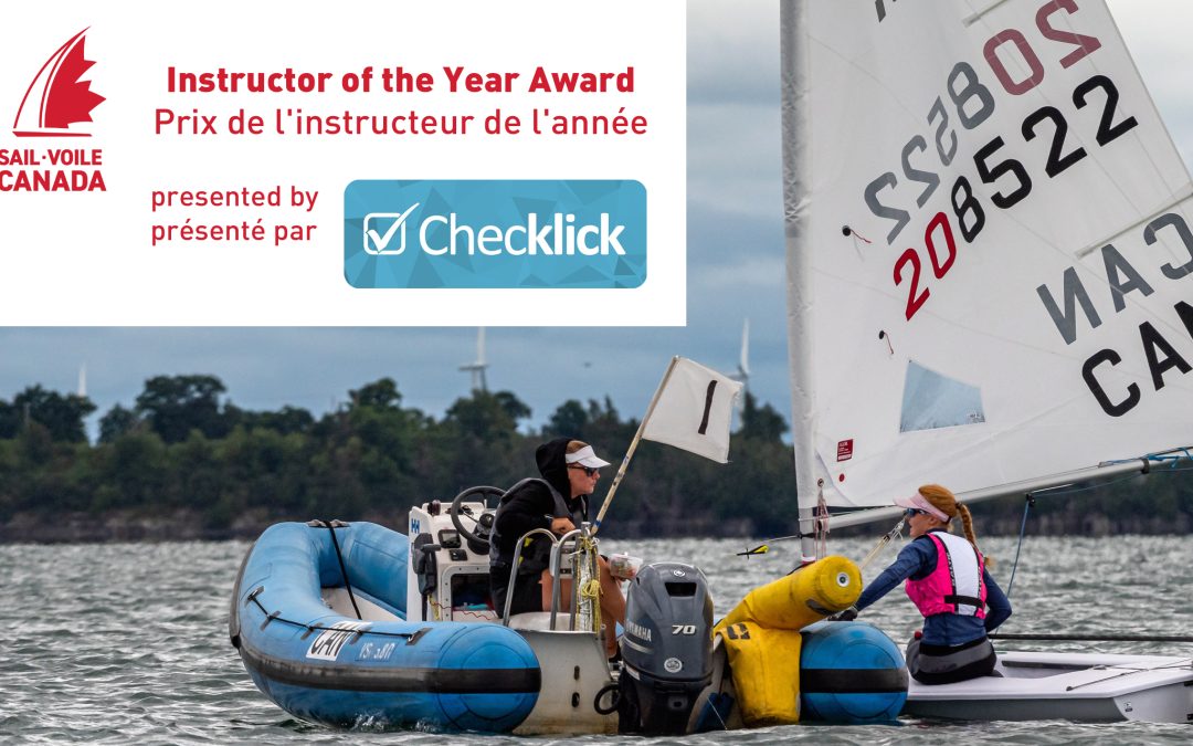 Checklick to present Sail Canada’s Instructor of the Year Award