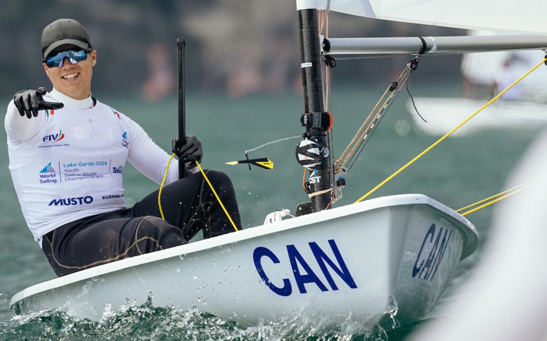 Sullivan Nakatsu records best-ever Canadian performance in men’s ILCA 6 at 2024 Youth Sailing World Championships