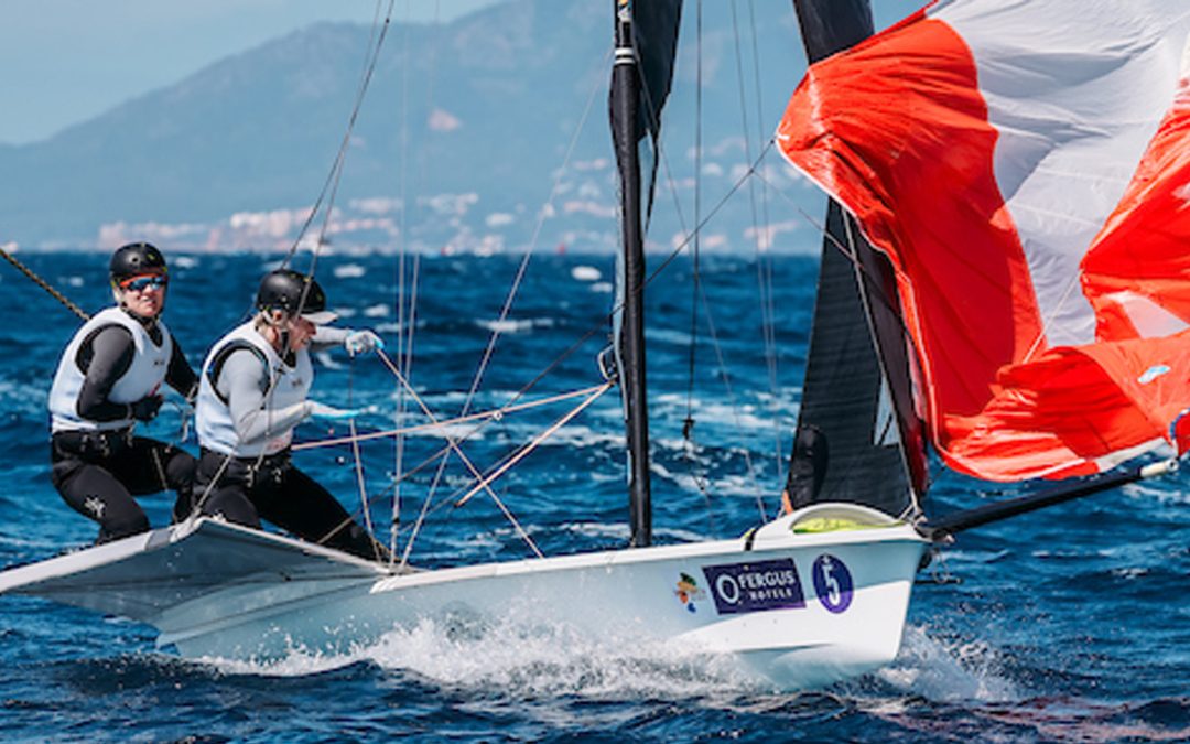 Canadian sailors Antonia and Georgia Lewin-LaFrance take 9th position in 49erFX in their first post-Olympic competition