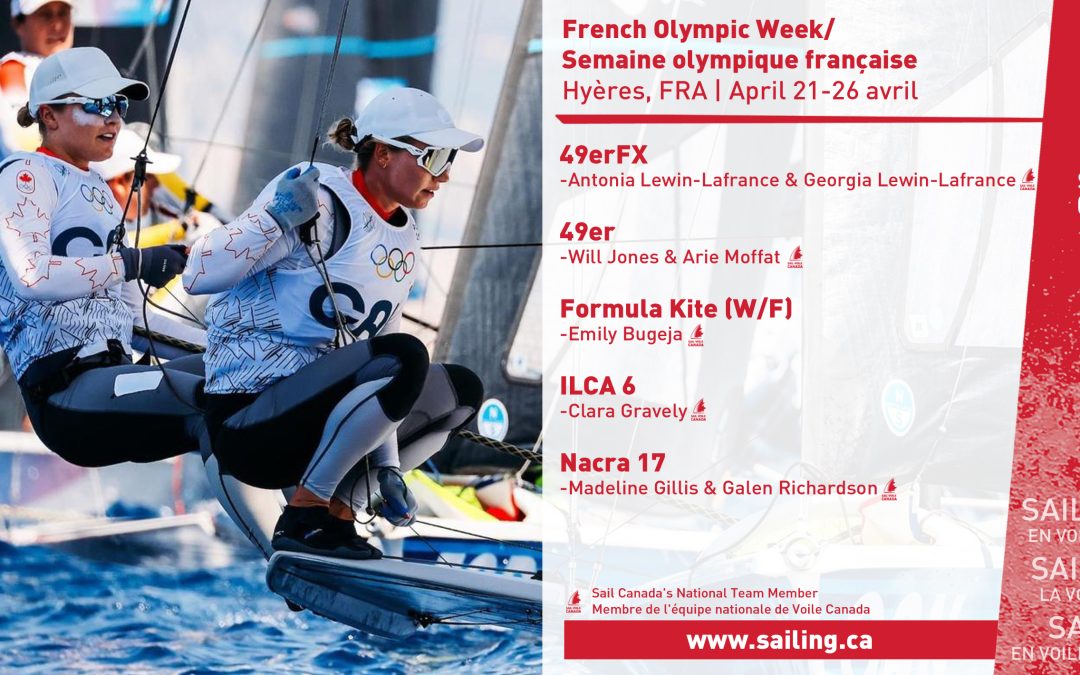 Eight Canadians set to compete at the next Sailing Grand Slam Series event in France