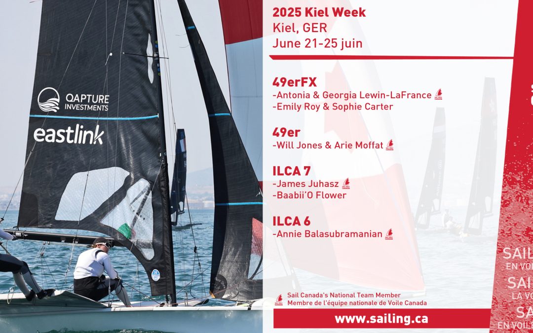 Nine Canadians set to compete at the next Sailing Grand Slam Series event in Germany