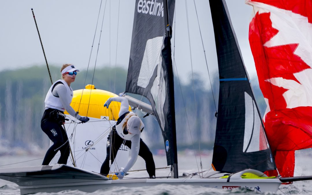 Antonia and Georgia Lewin-LaFrance win bronze at Sailing Grand Slam Series event in Germany