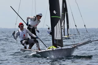 Résultat 🇨🇦 results - D/J 3/6: 2025 49er, 49erFX and Nacra 17 European Championships / Championnats européens en 49er, 49erFX et Nacra 17 2025
June 3-8 juin
📍 Thessaloniki, GRE
After Day/Après le jour : 3/6
49erFX (/30) - #races/courses: 5
⚠️ No race today/Aucune course aujourd'hui
4 (-) Antonia Lewin-Lafrance & Georgia Lewin-LaFrance
NACRA 17 (/27) - #races/courses: 5
⚠️ No race today/Aucune course aujourd'hui
22 (-) Galen Richardson & Madeline Gillis
49er (/54) - #races/courses: 5
51 (-7) Thomas Staples & William Staples
Details: 👀🔗 Bio
📷 Nikos Pantis
#sail #sailing #sailtowin #sailforlife #sailforall
